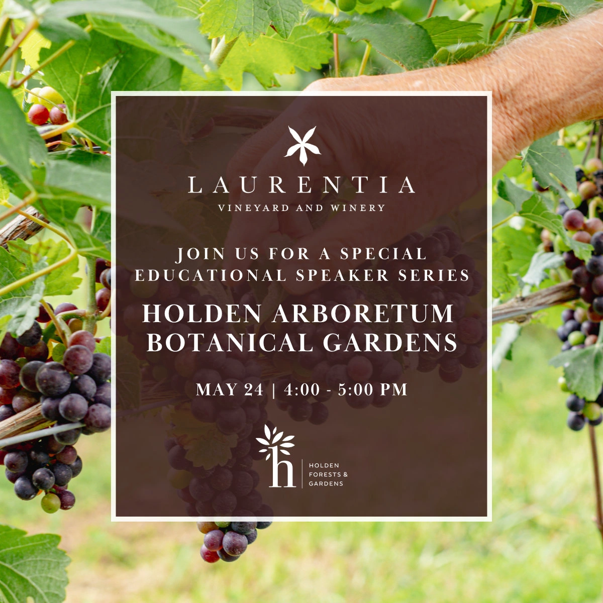 Graphic for Holden Arboretum Speaker event